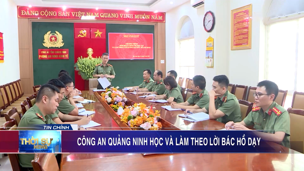 Công an Quảng Ninh học và làm theo lời Bác Hồ dạy