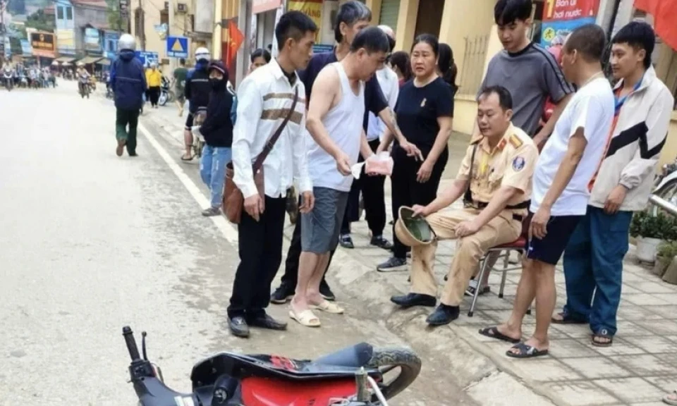 Cao Bằng: Tạm giữ đối tượng đâm xe vào Cảnh sát giao thông đang làm nhiệm vụ