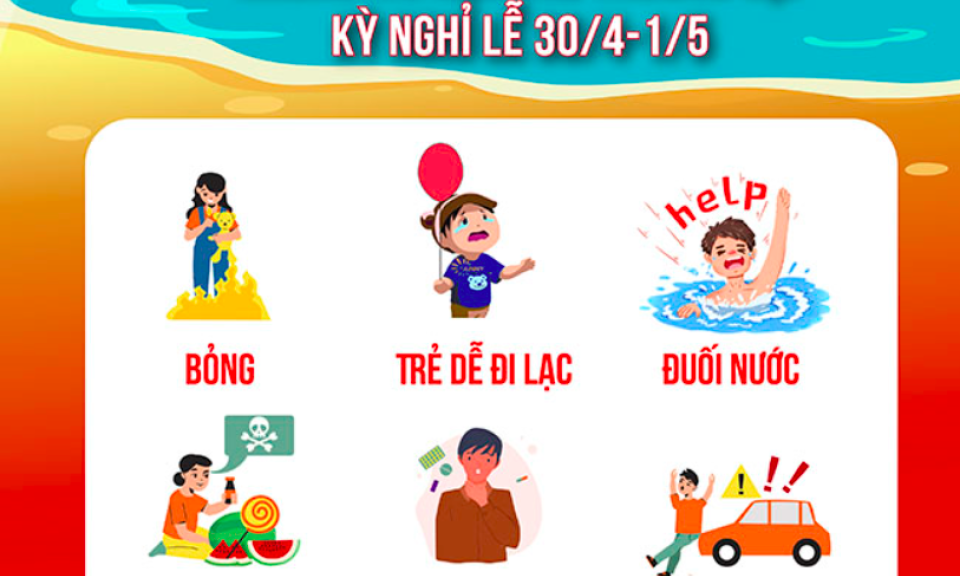 6 lưu ý người lớn cần 'nằm lòng' khi cho con đi chơi dịp nghỉ lễ 30/4