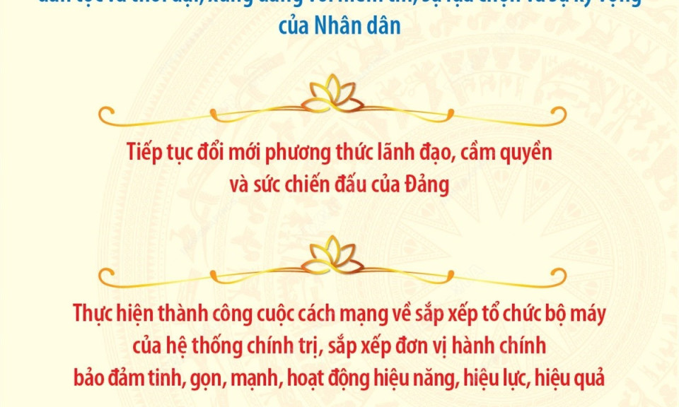 Tổng Bí thư Tô Lâm: Để Đảng thật sự “là đạo đức, là văn minh”