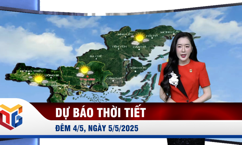 Dự báo thời tiết đêm 4, ngày 5/5/2025