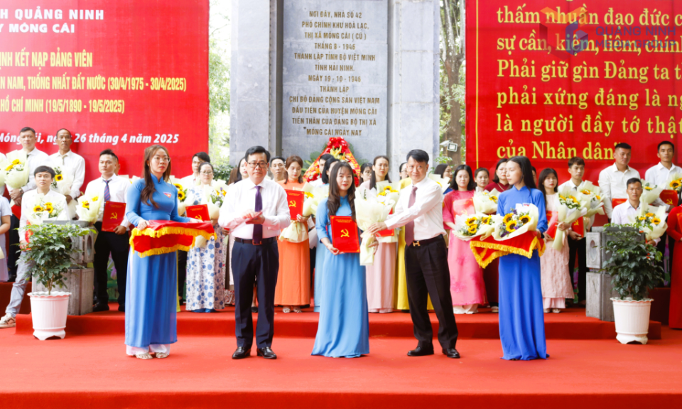 Móng Cái: Điểm sáng trong phát triển đảng viên