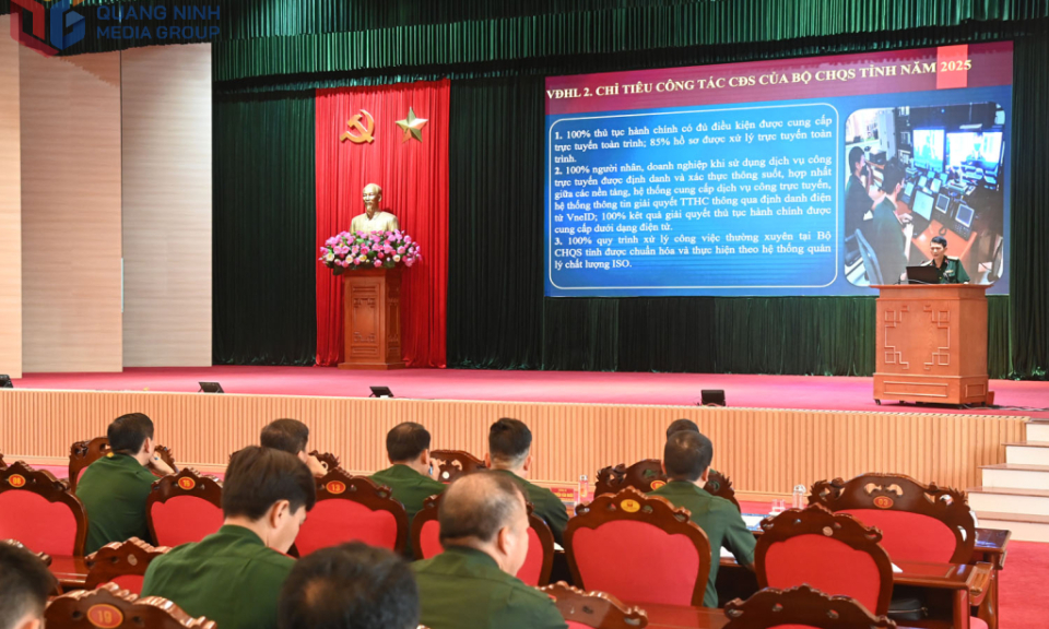 Bộ CHQS tỉnh: Tập huấn công nghệ thông tin, an toàn thông tin, an ninh mạng phục vụ chuyển đổi số