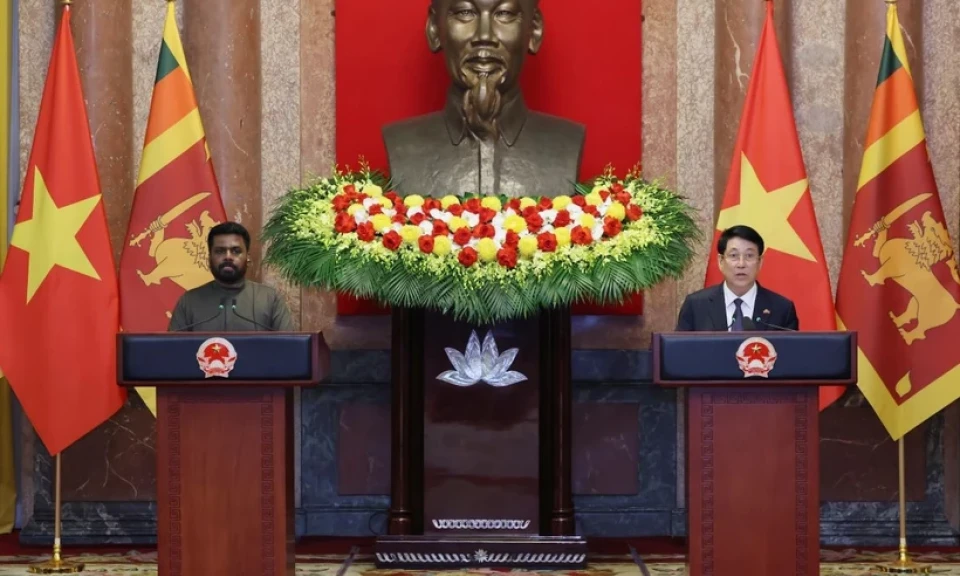 Việt Nam và Sri Lanka cam kết thúc đẩy hợp tác theo hướng rộng mở và đột phá hơn