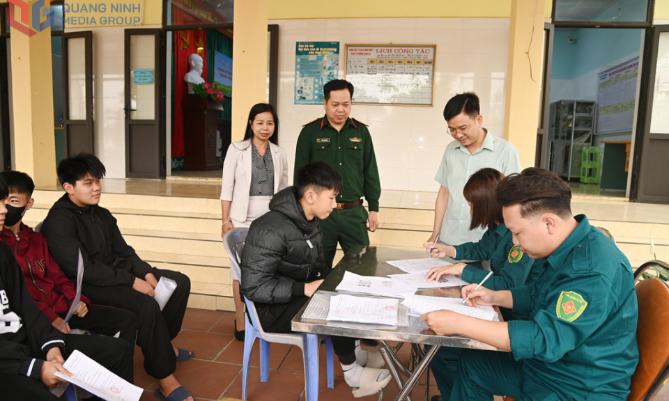 Quảng Ninh: Gần 10.000 nam công dân tham gia đăng ký nghĩa vụ quân sự năm 2025