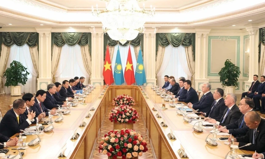 Nâng cấp quan hệ giữa Việt Nam và Kazakhstan lên Đối tác chiến lược