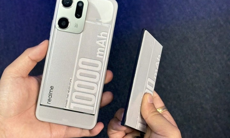 Realme tham vọng ra mắt thị trường chiếc điện thoại pin 10.000 mAh