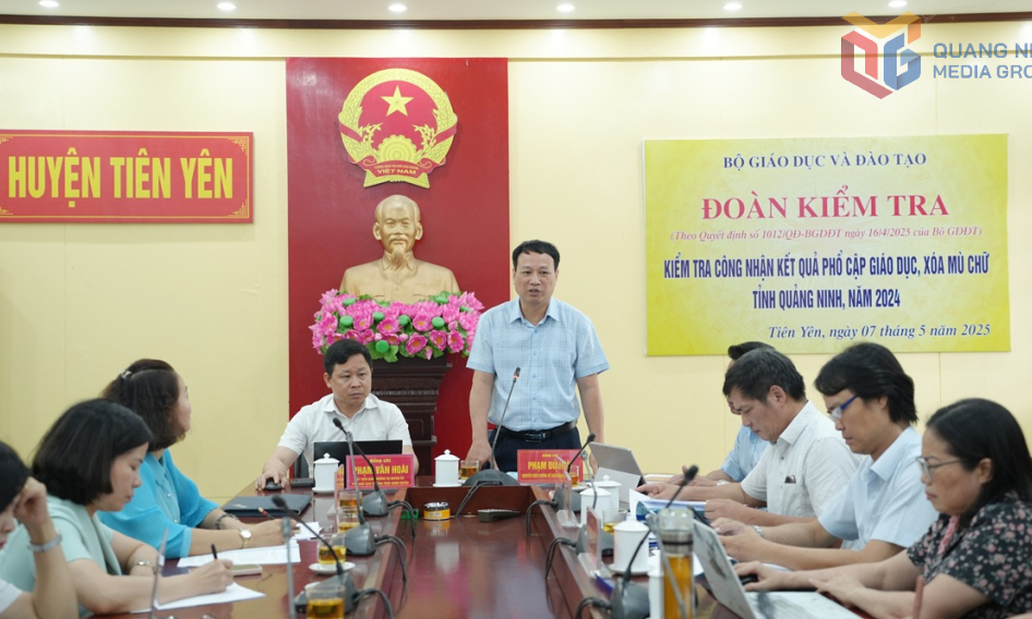 Tiên Yên: Đạt chuẩn phổ cập giáo dục mầm non cho trẻ 5 tuổi, Tiểu học và THCS đạt mức độ 3; chuẩn xóa mù chữ mức độ 2