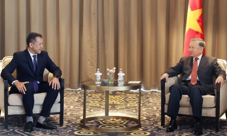 Tổng Bí thư Tô Lâm tiếp lãnh đạo một số doanh nghiệp lớn của Kazakhstan