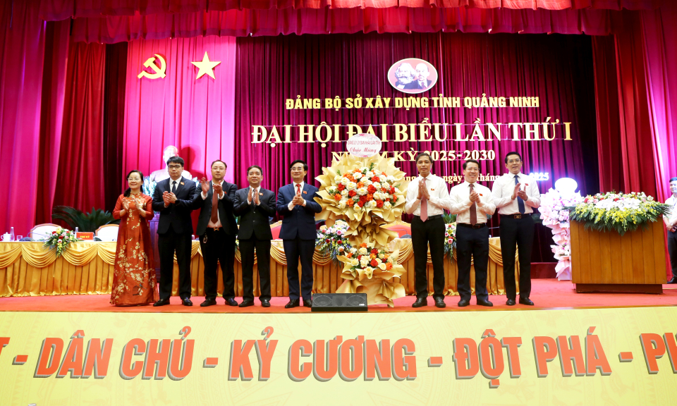 Đảng bộ Sở Xây dựng tổ chức Đại hội Đại biểu lần thứ I