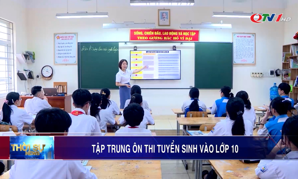 Tập trung ôn thi tuyển sinh vào lớp 10