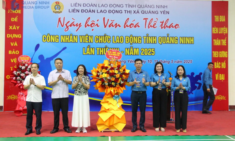 Khai mạc Ngày hội Văn hoá, Thể thao CNVCLĐ tỉnh Quảng Ninh lần thứ XIII năm 2025 - cụm TX Quảng Yên