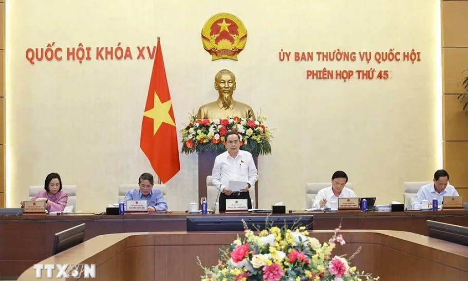 Ủy ban Thường vụ Quốc hội bắt đầu Phiên họp thứ 45