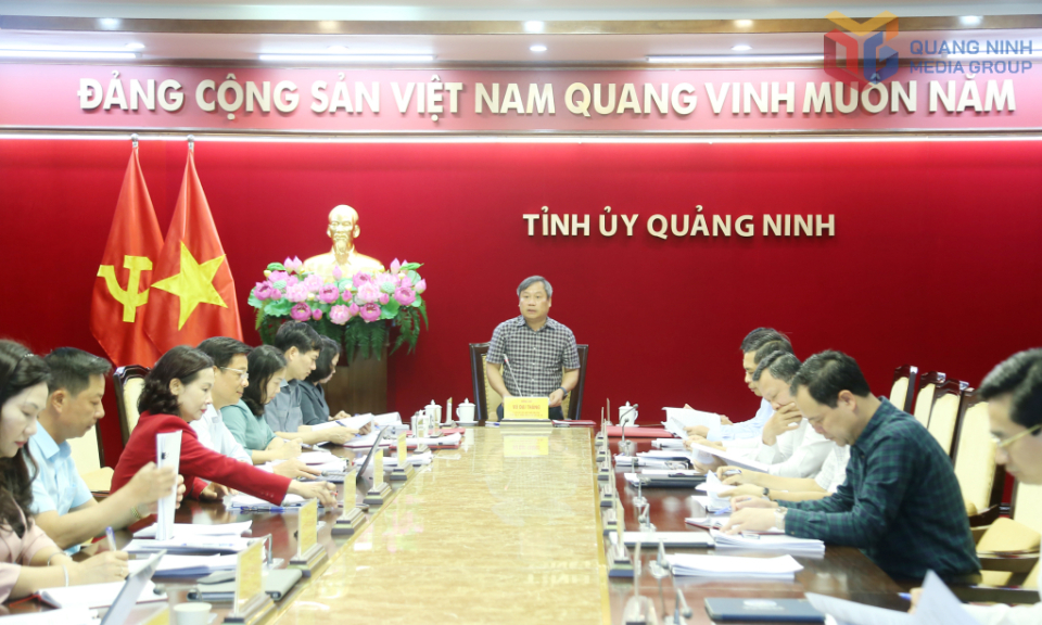Giao ban Thường trực Tỉnh ủy