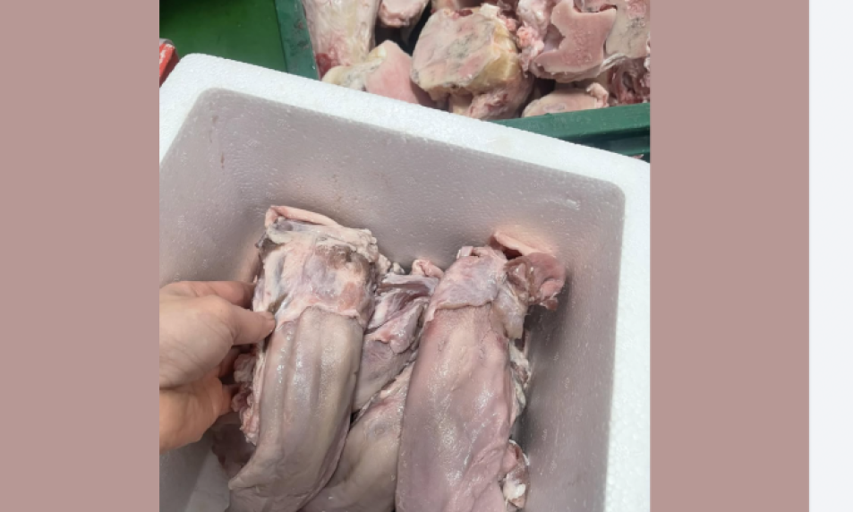 Nội tạng heo, bò bán tràn lan trên mạng giá siêu rẻ
