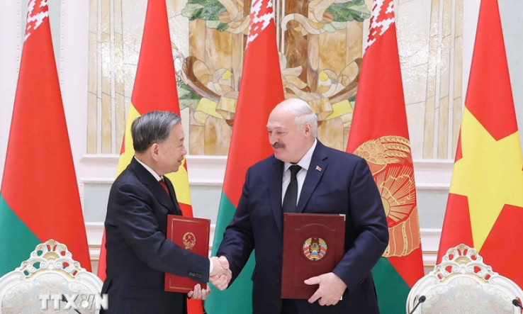 Việt Nam-Belarus chính thức thiết lập quan hệ Đối tác chiến lược