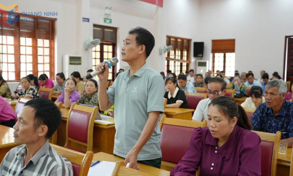 MTTQ Việt Nam huyện Tiên Yên lấy ý kiến về sửa đổi Hiến pháp năm 2013