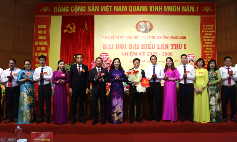 Đại hội Đảng bộ Sở Văn hóa Thể thao và Du lịch lần thứ I, nhiệm kỳ 2025-2030