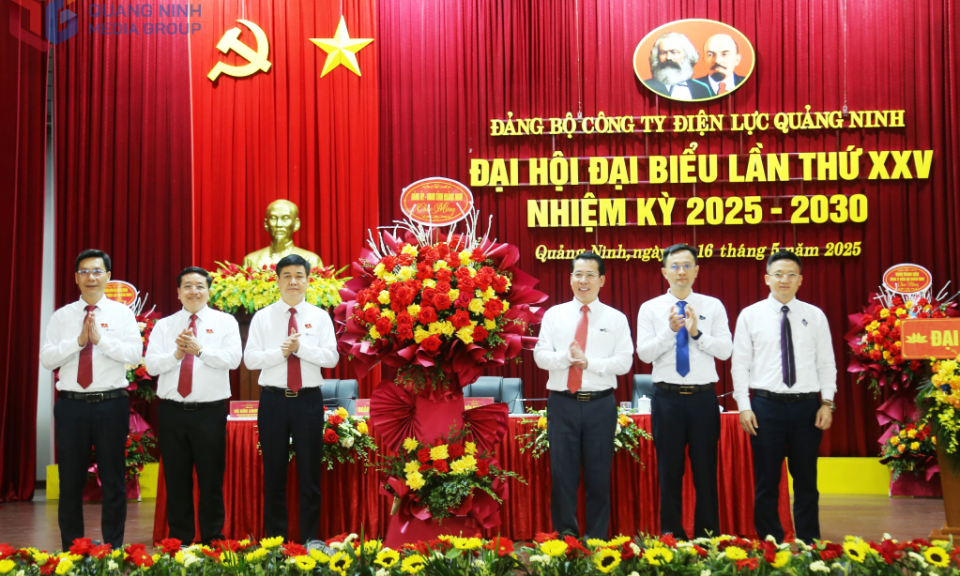 Đại hội đại biểu Đảng bộ Công ty Điện lực Quảng Ninh lần thứ XXV