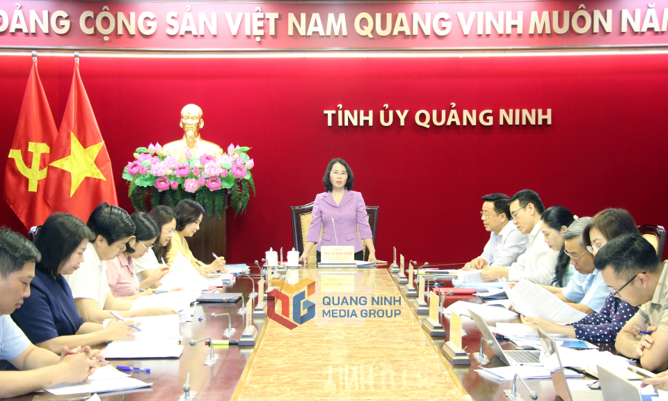Thường trực Tỉnh ủy làm việc với MTTQ và các tổ chức chính trị - xã hội