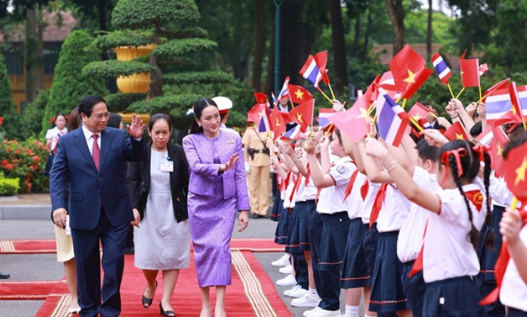Prime Minister hosts welcome ceremony for Thai counterpart