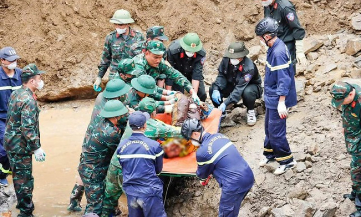 Tìm thấy thi thể nạn nhân cuối cùng trong vụ sạt lở công trường thủy điện ở Lai Châu