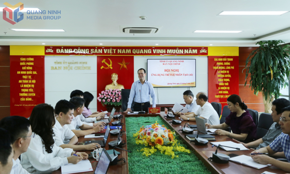 Ban Nội chính Tỉnh ủy tập huấn kỹ năng sử dụng trí tuệ nhân tạo (AI)