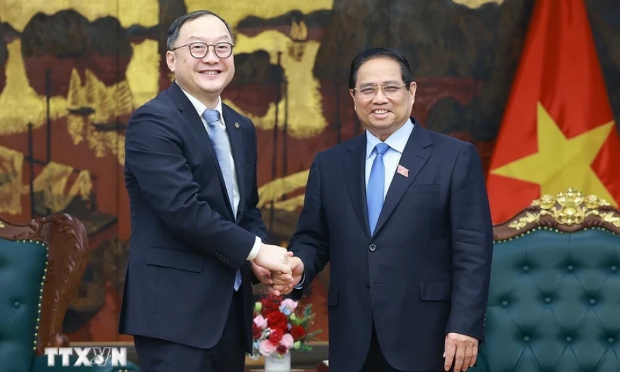 Thủ tướng Phạm Minh Chính đề nghị PowerChina hỗ trợ Việt Nam phát triển công nghiệp đường sắt