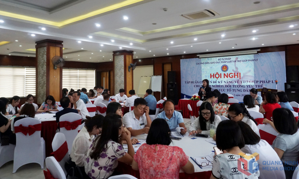 Tập huấn kỹ năng trợ giúp pháp lý trong lĩnh vực tố tụng dân sự