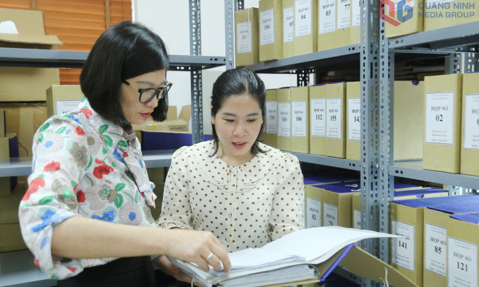 Tăng tốc chỉnh lý, số hóa tài liệu trước khi sắp xếp đơn vị hành chính