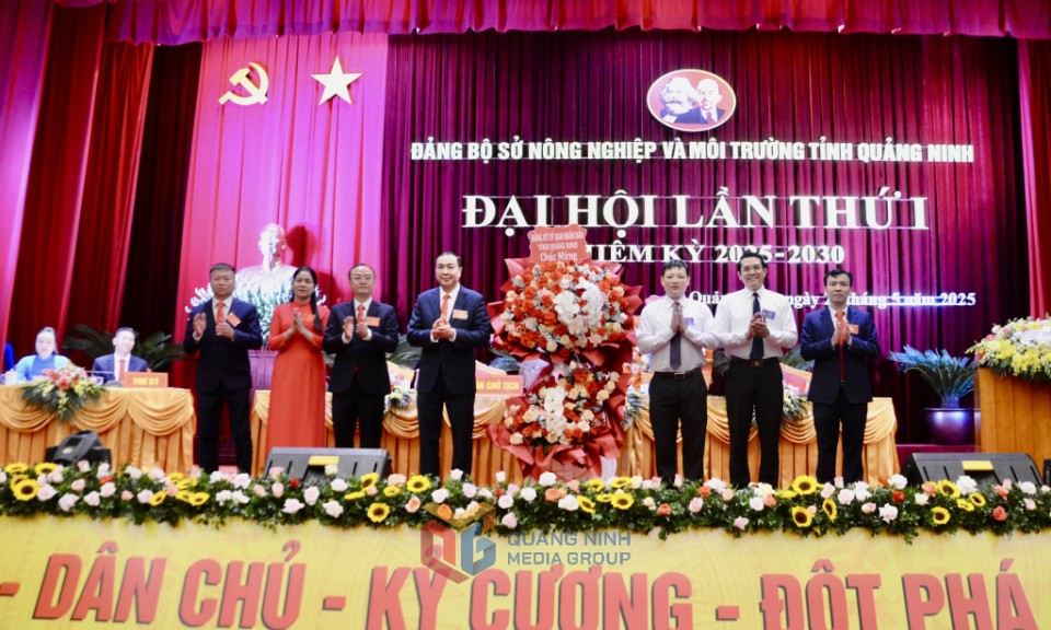 Đại hội Đảng bộ Sở Nông nghiệp và Môi trường lần thứ I, nhiệm kỳ 2025-2030