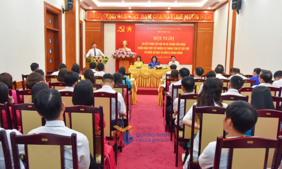 Sơ kết công tác Nội vụ 6 tháng đầu năm 2025