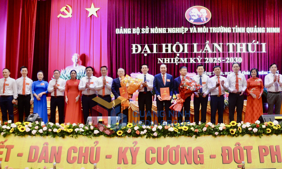 Đại hội Đảng bộ Sở Nông nghiệp và Môi trường lần thứ I, nhiệm kỳ 2025-2030, tháng 5-2025