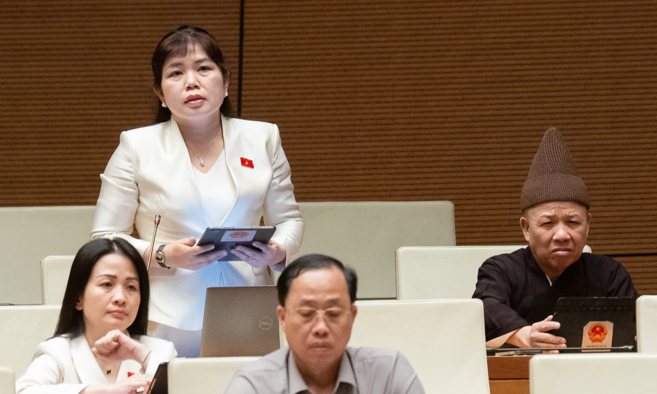 Phó Trưởng Đoàn ĐBQH tỉnh Nguyễn Thị Thu Hà: "Cân nhắc, tính toán phân chia ngân sách để tạo điều kiện cho địa phương phát triển"