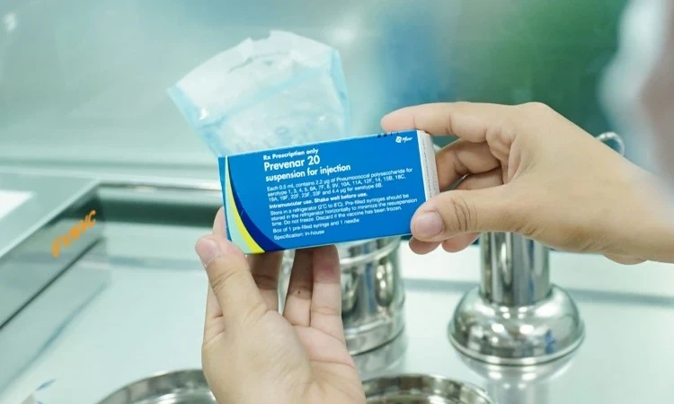 Phòng 20 chủng vi khuẩn phế cầu bằng vaccine PCV20 công nghệ mới