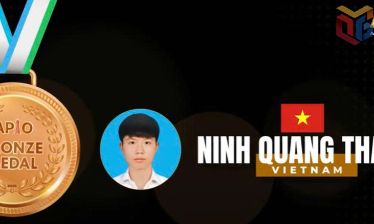 Học sinh Quảng Ninh đoạt Huy chương Đồng tại Olympic Tin học Châu Á - Thái Bình Dương 2025