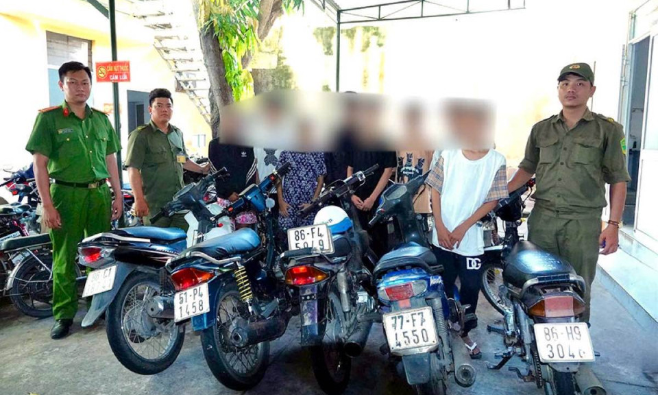 Triệt phá nhóm đối tượng trộm hàng loạt xe máy ở Phan Thiết