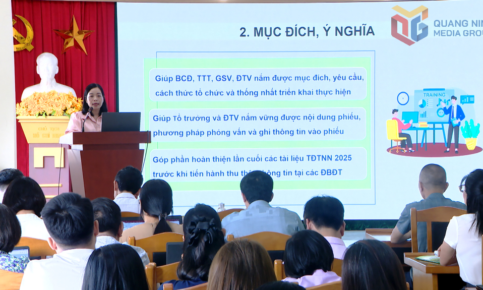 Tập huấn nghiệp vụ Tổng điều tra nông thôn, nông nghiệp năm 2025