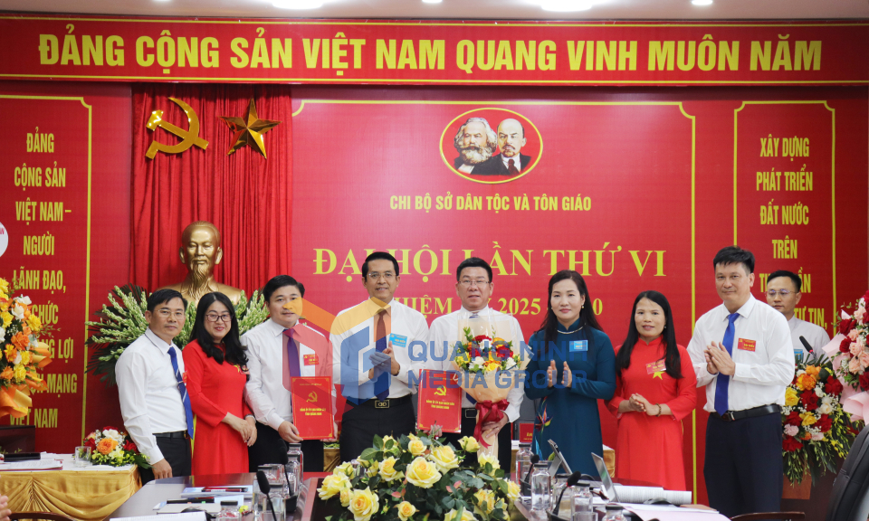 Đại hội Chi bộ Sở Dân tộc và Tôn giáo lần thứ VI, nhiệm kỳ 2025-2030