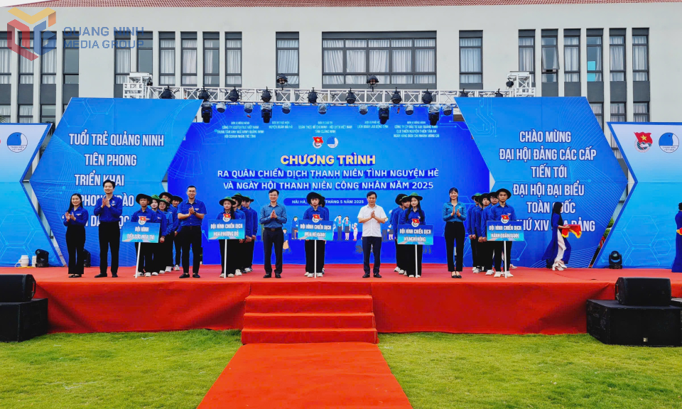 Ra quân Chiến dịch Thanh niên tình nguyện hè và Ngày hội Thanh niên công nhân cấp tỉnh năm 2025
