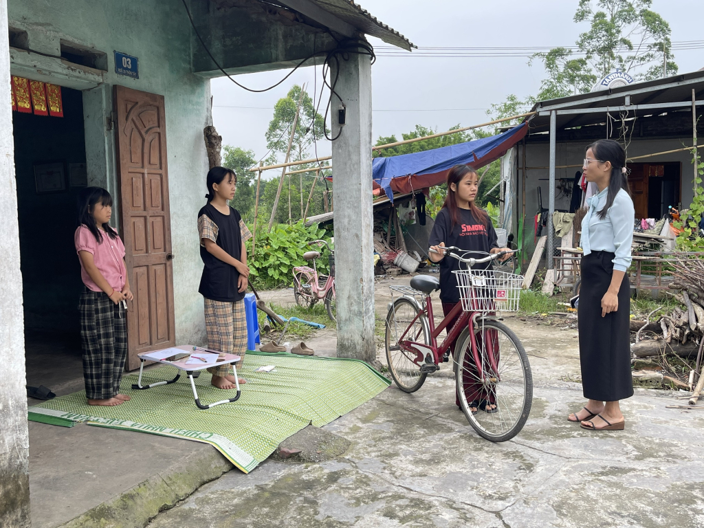 Tặng xe đạp