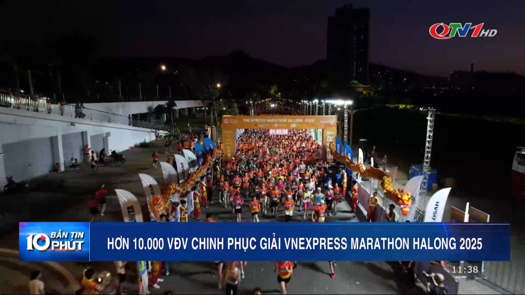 Hơn 10.000 runner chinh phục giải VnExpress Marathon Hạ Long 2025 
