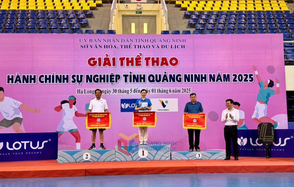 Ở nội dung môn Pickleball, giải Nhất toàn đoàn đã thuộc về đoàn Sở Văn hóa, Thể thao và Du lịch Quảng Ninh.