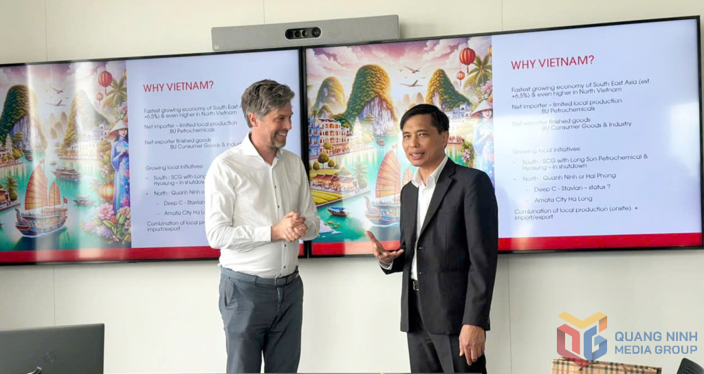 Đoàn Đại biểu Tỉnh Quảng Ninh làm việc với Tập đoàn Tập đoàn Katoen Natie