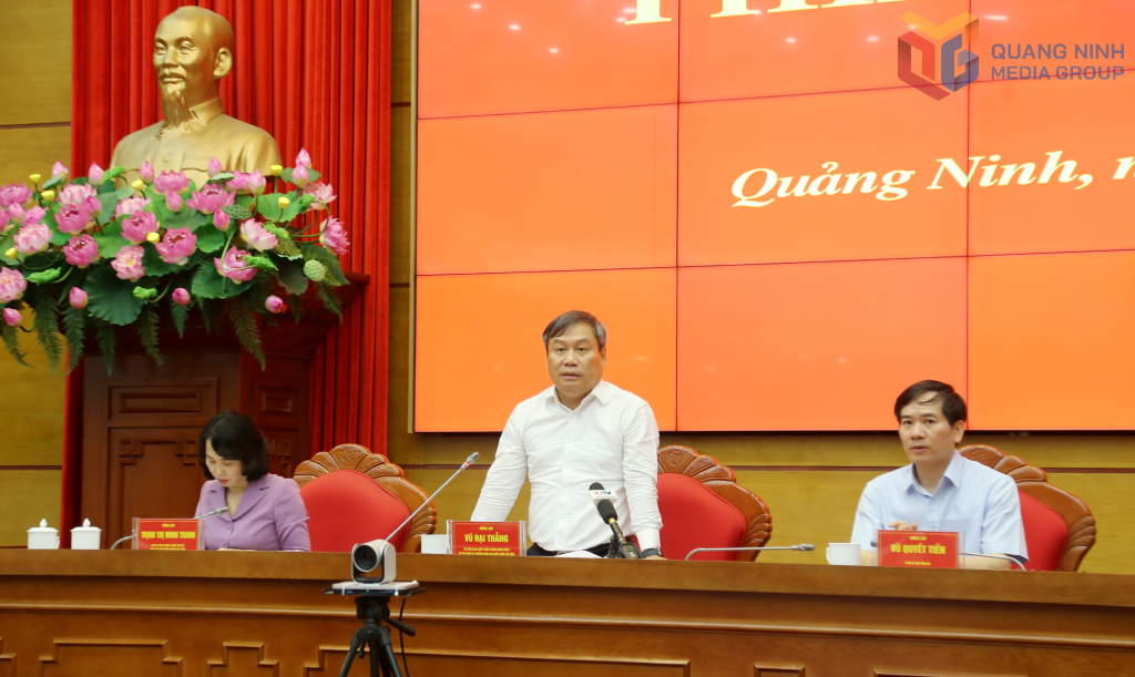 Đồng chí Vũ Đại Thắng, Ủy viên Trung ương Đảng, Bí thư Tỉnh ủy, Trưởng Đoàn ĐBQH tỉnh, Trưởng Ban Chỉ đạo kết luận phiên họp.