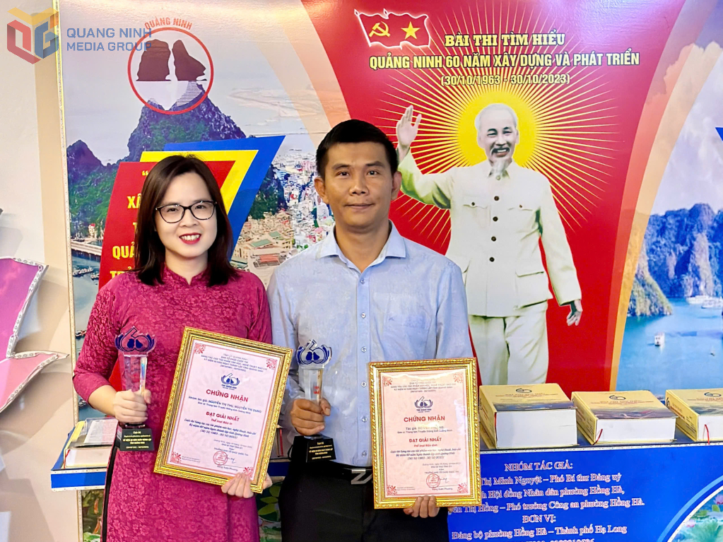 Nhà báo Minh Thu đoạt giải Nhất cuộc thi Sáng tác các tác phẩm văn học, nghệ thuật, báo chí kỷ niệm 60 năm Ngày thành lập tỉnh Quảng Ninh.