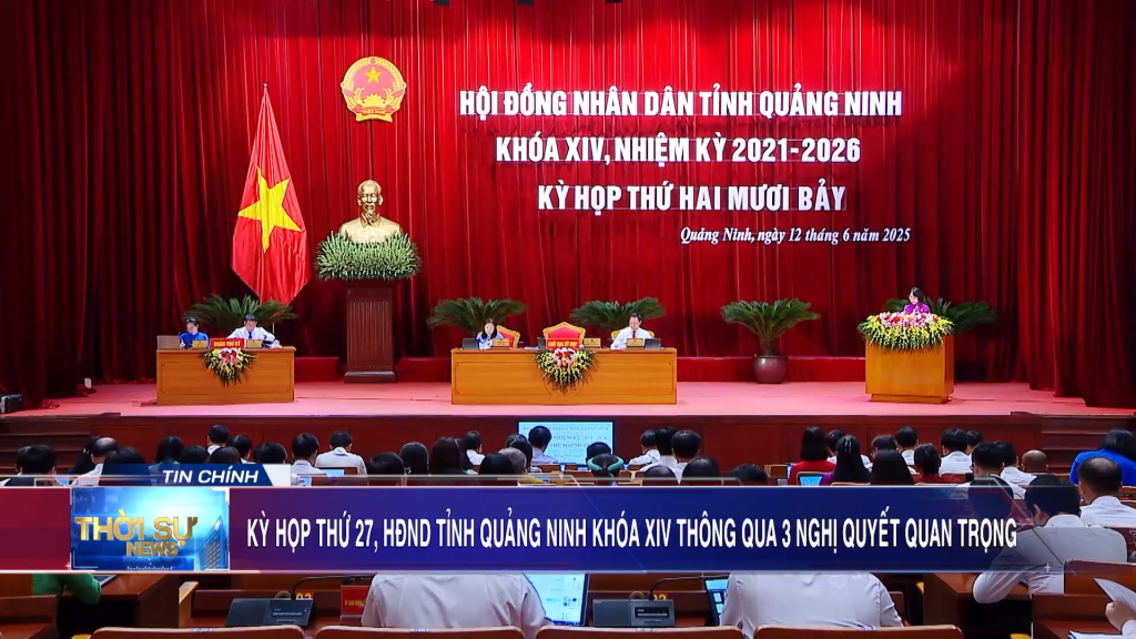 Kỳ họp 27 HĐND tỉnh thông qua 3 Nghị quyết quan trọng