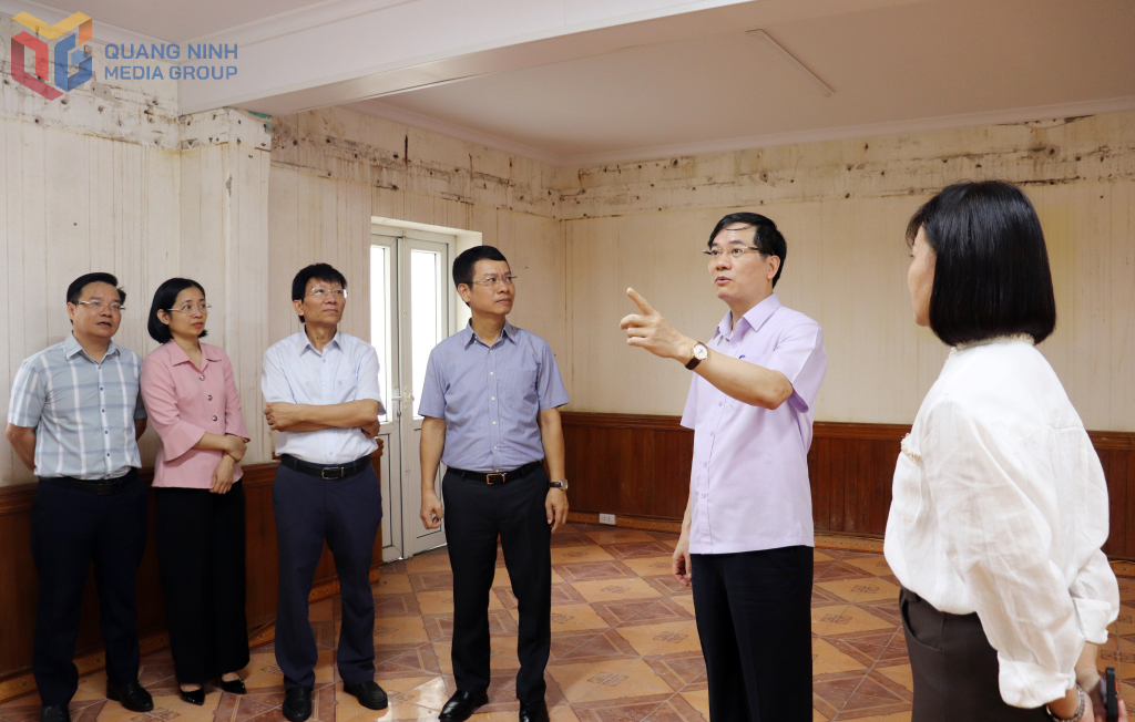 Cơ sở vật chất phân hiệu nhà trường tại phường Bãi Cháy, TP Hạ Long nhiều hạng mục đã xuống cấp.