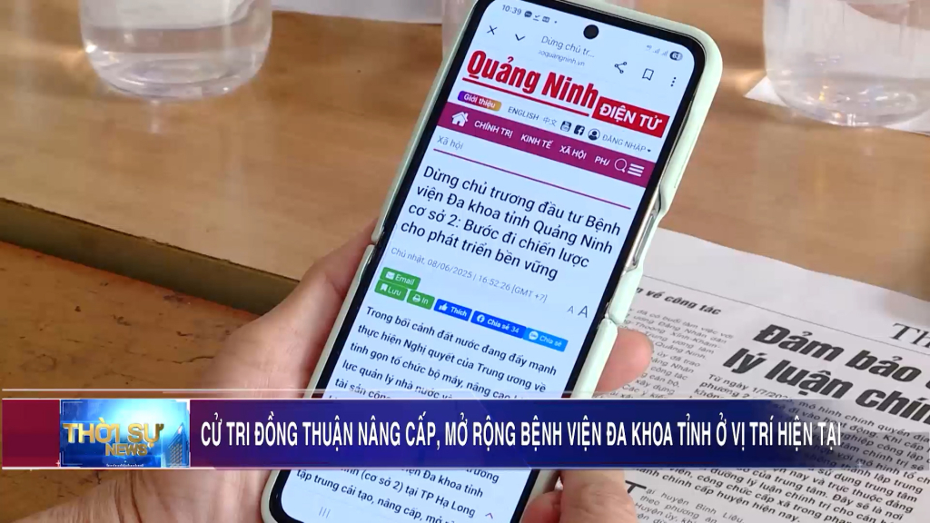Cử tri đồng thuận nâng cấp, mở rộng bệnh viện đa khoa tỉnh ở vị trí hiện tại