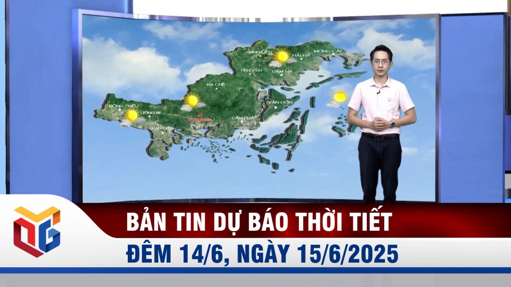Bản tin dự báo thời tiết đêm 14, ngày 15/6/2025